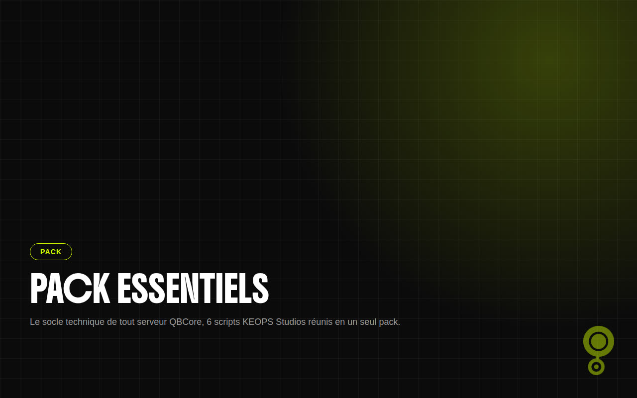 Pack Essentiels